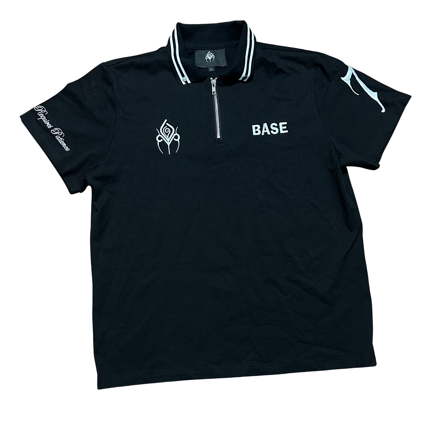 Black BASE Polo Tee