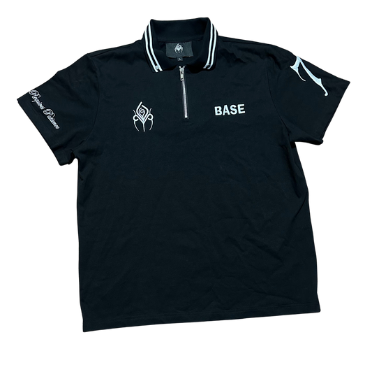 Black BASE Polo Tee