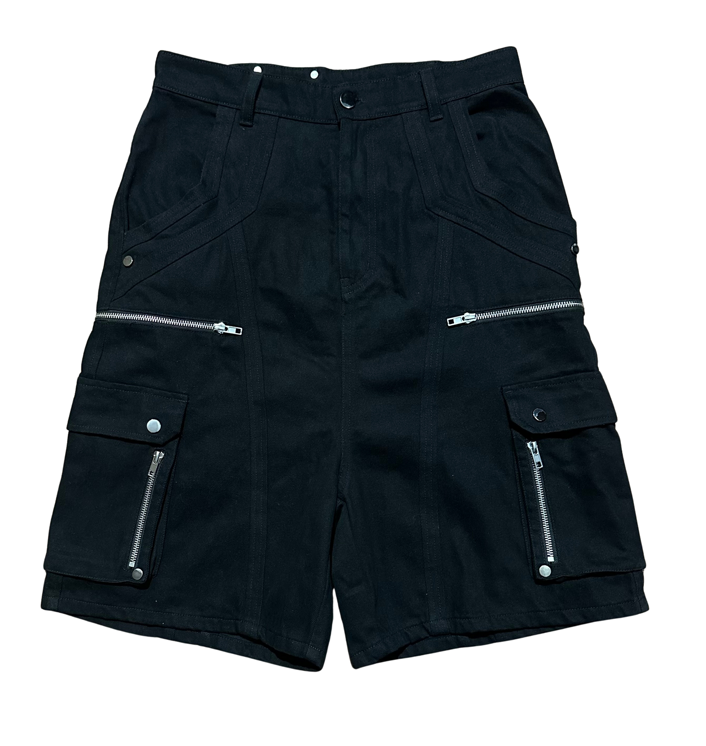 Black BASE Cargo Shorts 001