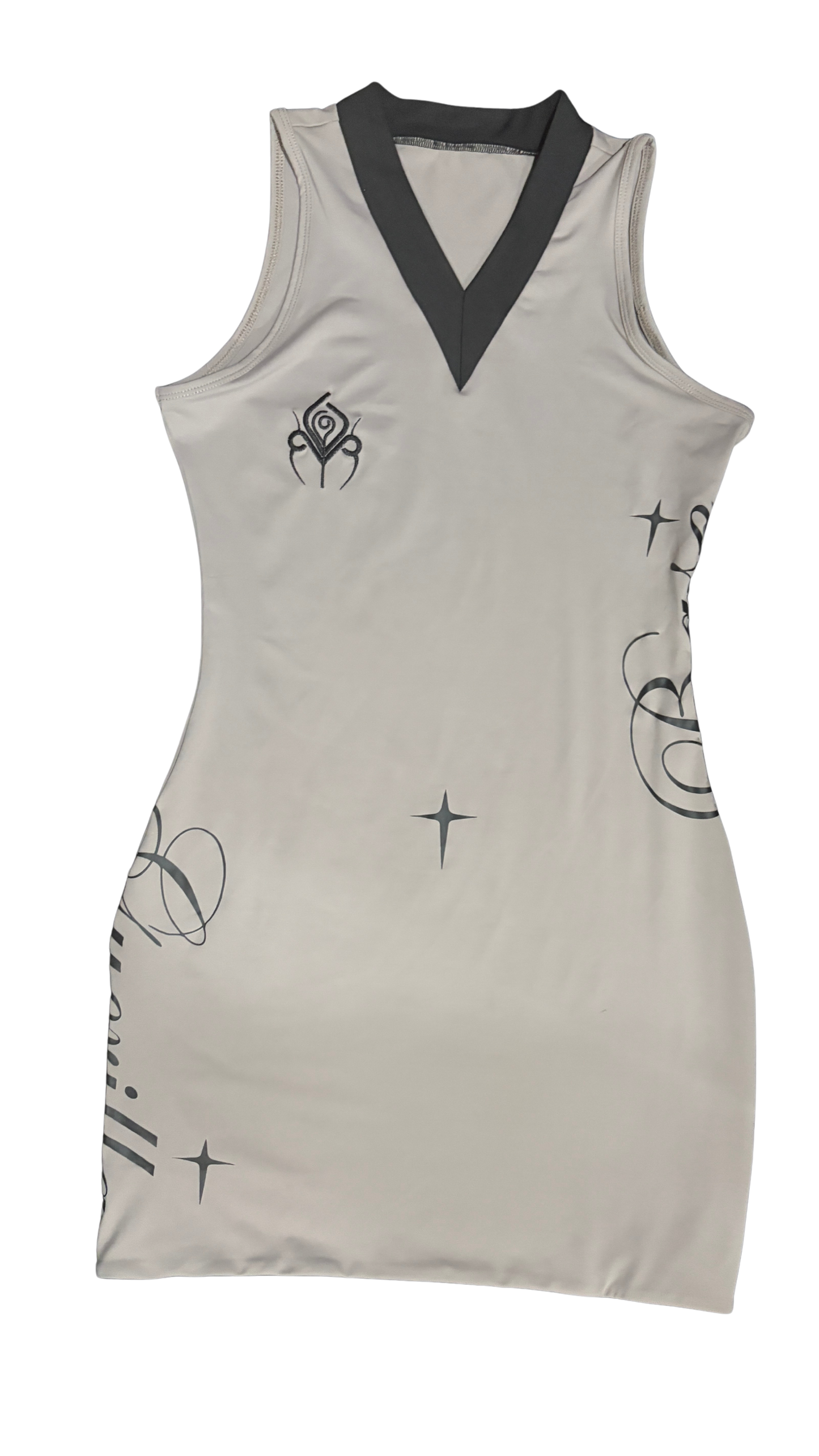 Grey Blossom dress